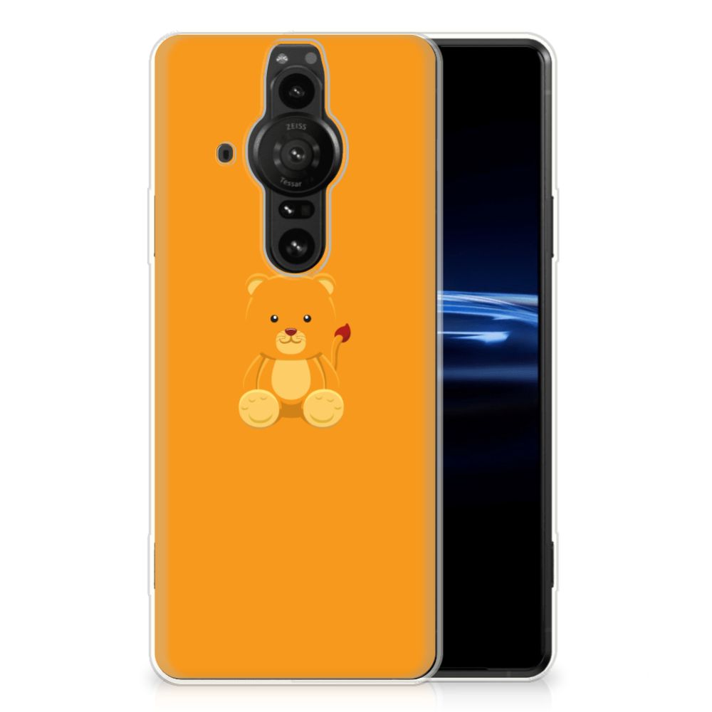 Sony Xperia Pro-I Telefoonhoesje met Naam Baby Beer B2C Telecom