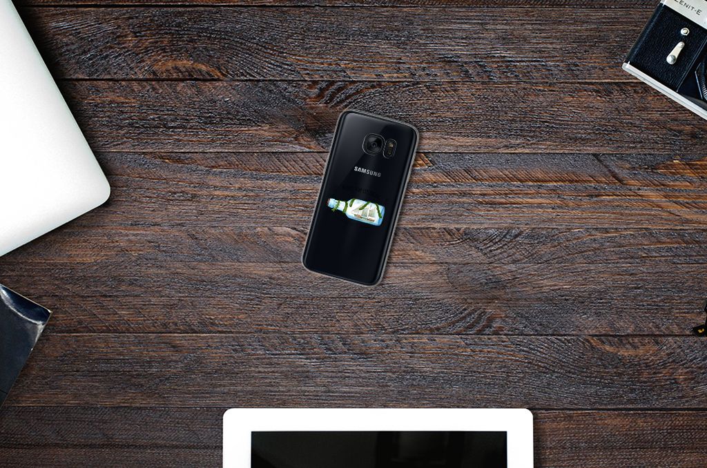 Samsung Galaxy S7 Telefoonhoesje met Naam Boho Bottle