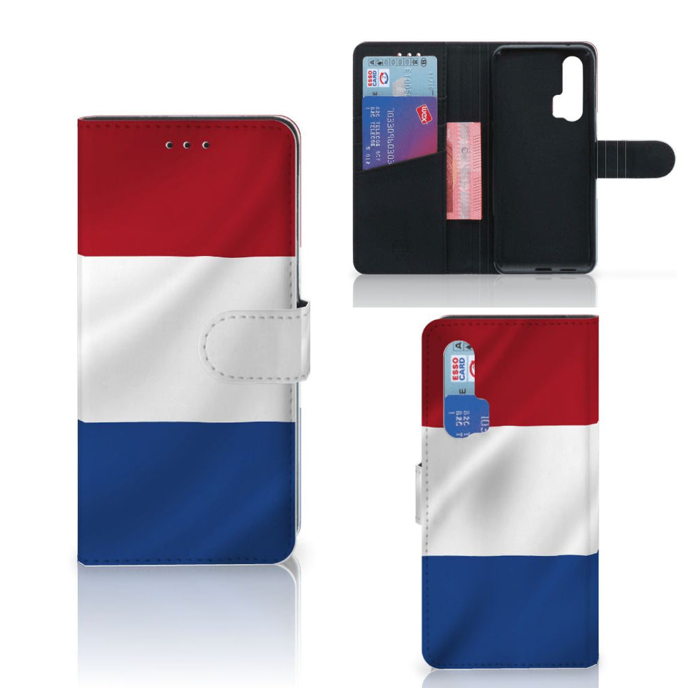 Honor 20 Pro Bookstyle Case Nederlandse Vlag