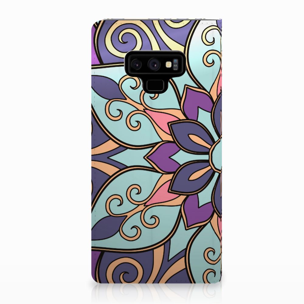 Samsung Galaxy Note 9 Smart Cover Purple Flower