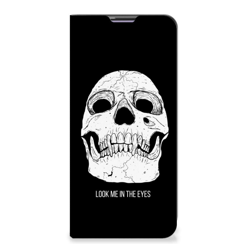 Mobiel BookCase OnePlus Nord CE 5G Skull Eyes - B2C Telecom