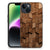 Houten Print Telefoonhoesje voor iPhone 15 Wooden Cubes