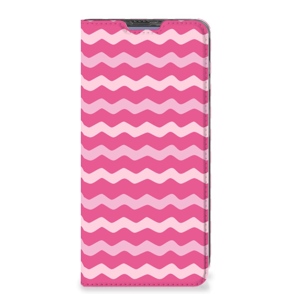 Poco X4 Pro 5G Hoesje met Magneet Waves Pink - B2C Telecom