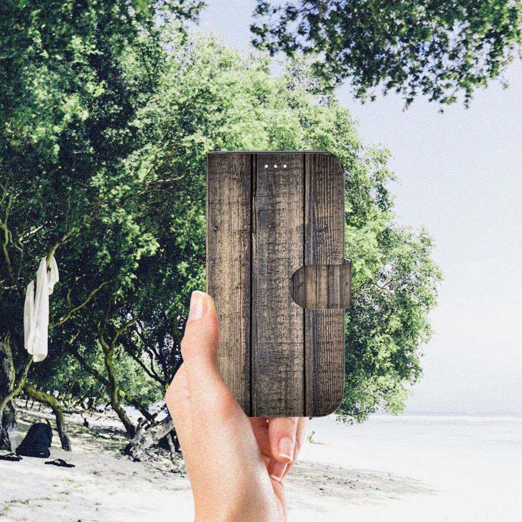 Samsung Galaxy S23 Book Style Case Steigerhout