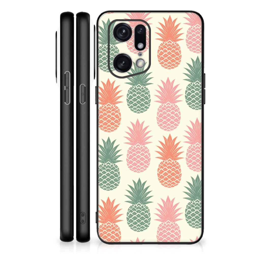 OPPO Find X5 Pro Back Cover Hoesje Ananas B2C Telecom