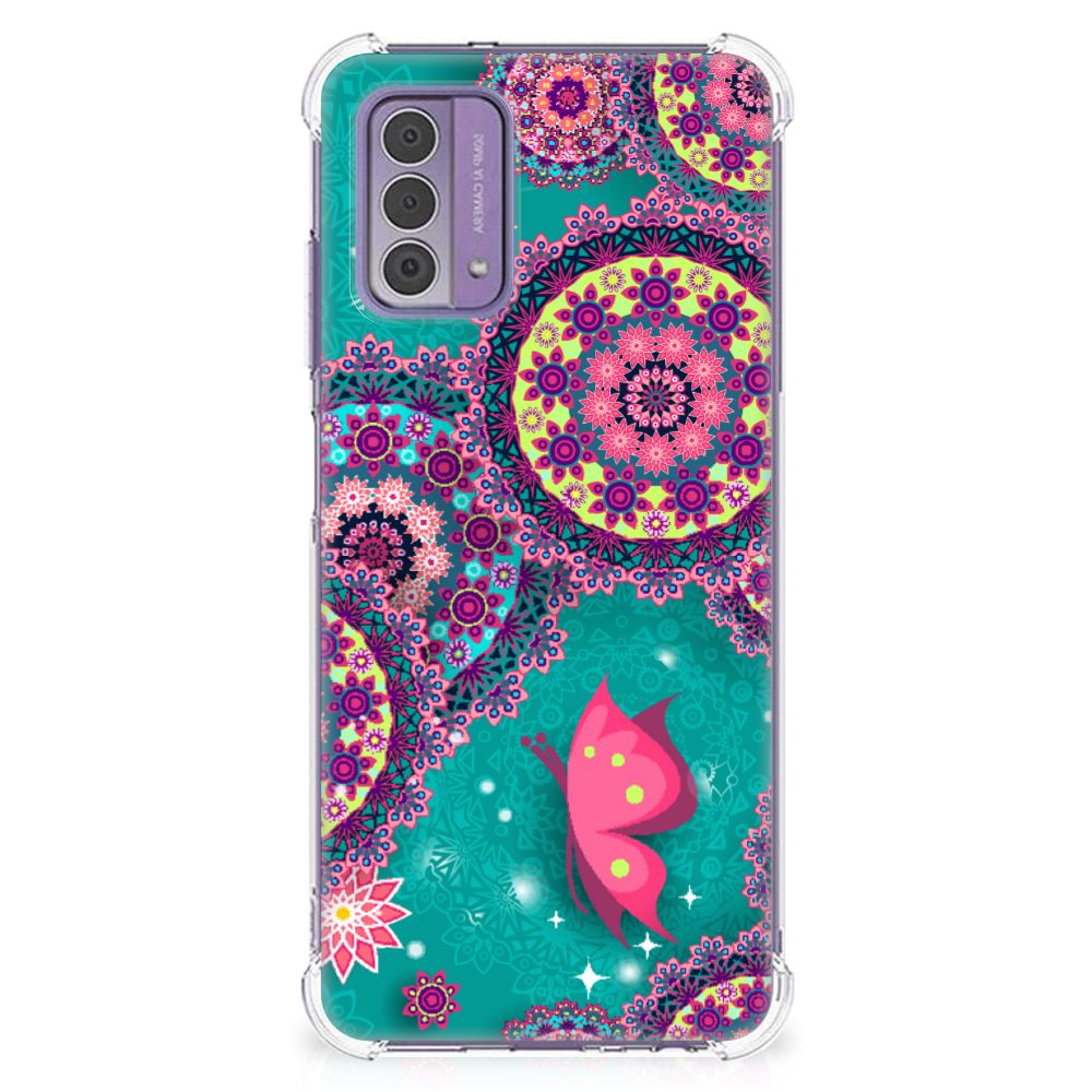 Nokia G42 Back Cover Cirkels en Vlinders