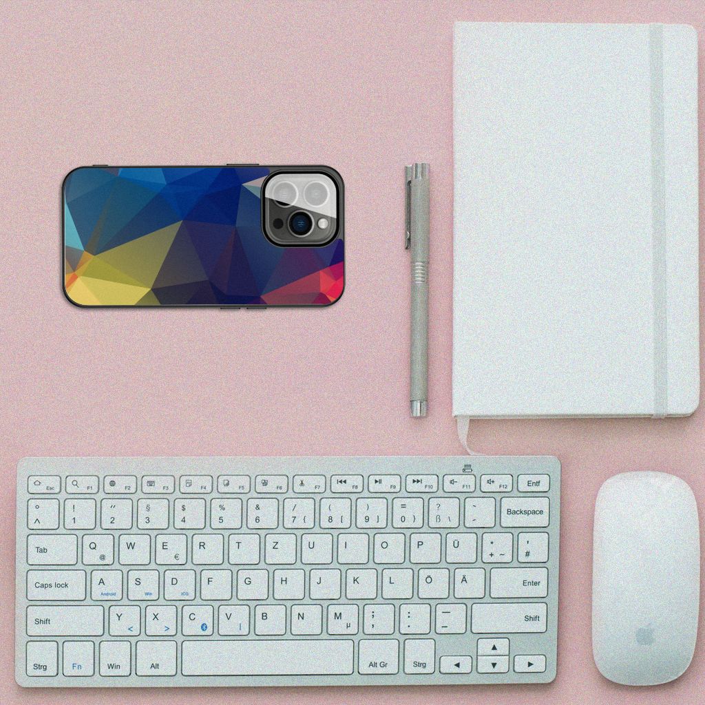 iPhone 13 Pro Backcover Polygon Dark B2C Telecom
