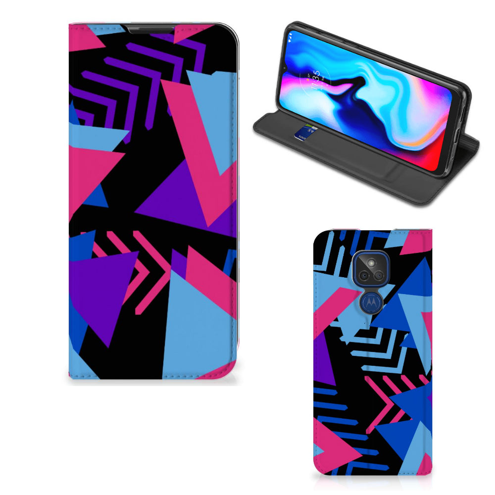 Motorola Moto G9 Play Stand Case Funky Triangle