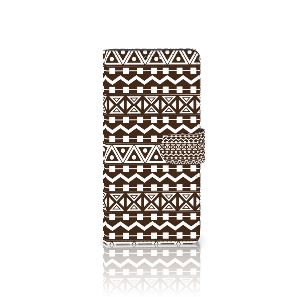 Xiaomi Redmi Note 10 Pro Telefoon Hoesje Aztec Brown