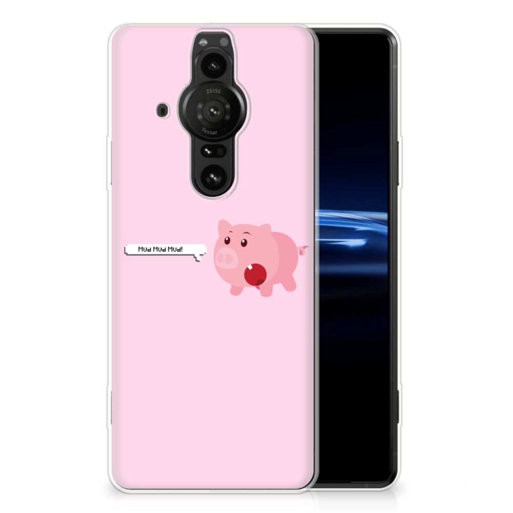 Sony Xperia Pro-I Telefoonhoesje met Naam Pig Mud B2C Telecom