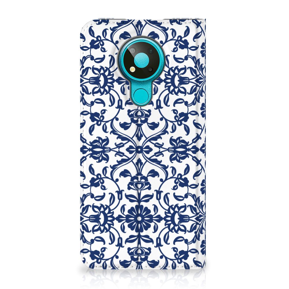 Nokia 3.4 Smart Cover Flower Blue - B2C Telecom
