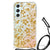 Samsung Galaxy S23 FE Case Gouden Bloemen B2C Telecom