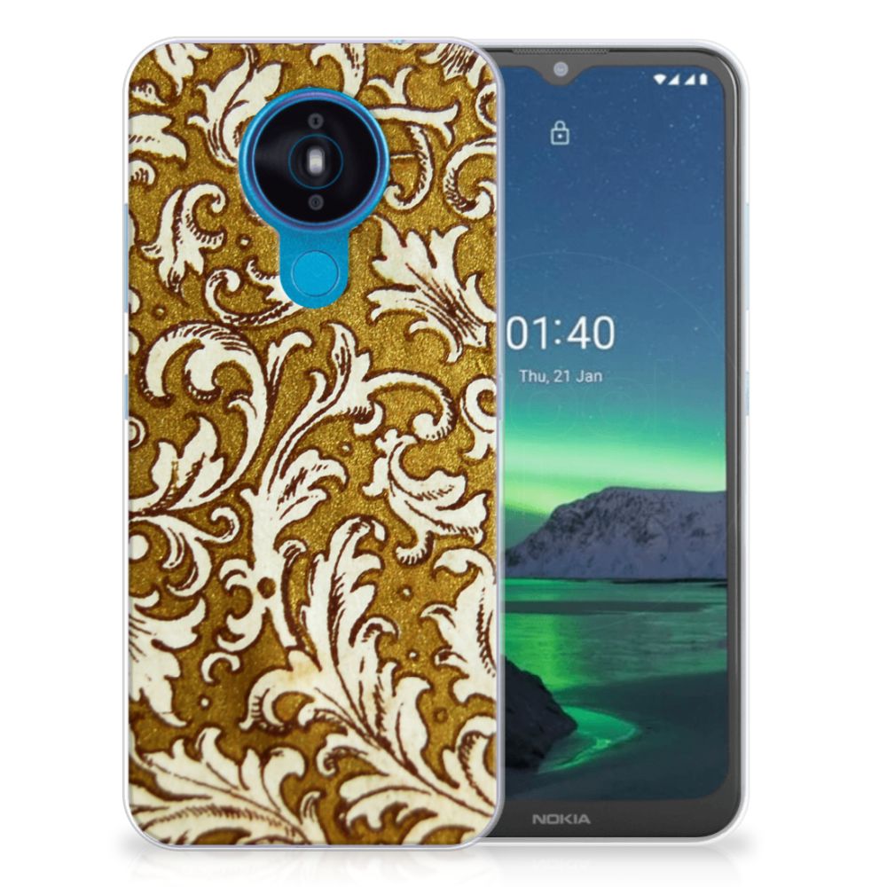 Siliconen Hoesje Nokia 1.4 Barok Goud