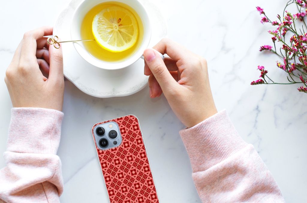 Apple iPhone 13 Pro TPU bumper Batik Rood B2C Telecom