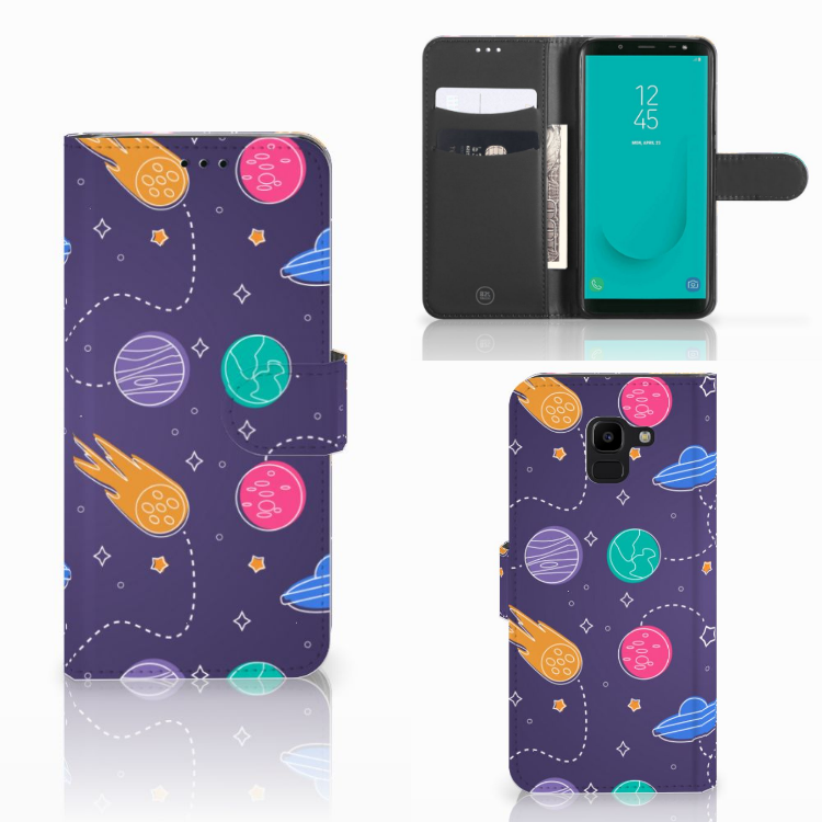 Samsung Galaxy J6 2018 Wallet Case met Pasjes Space