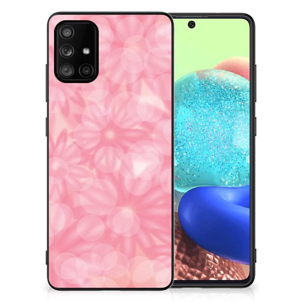 Samsung Galaxy A71 Bloemen Hoesje Spring Flowers