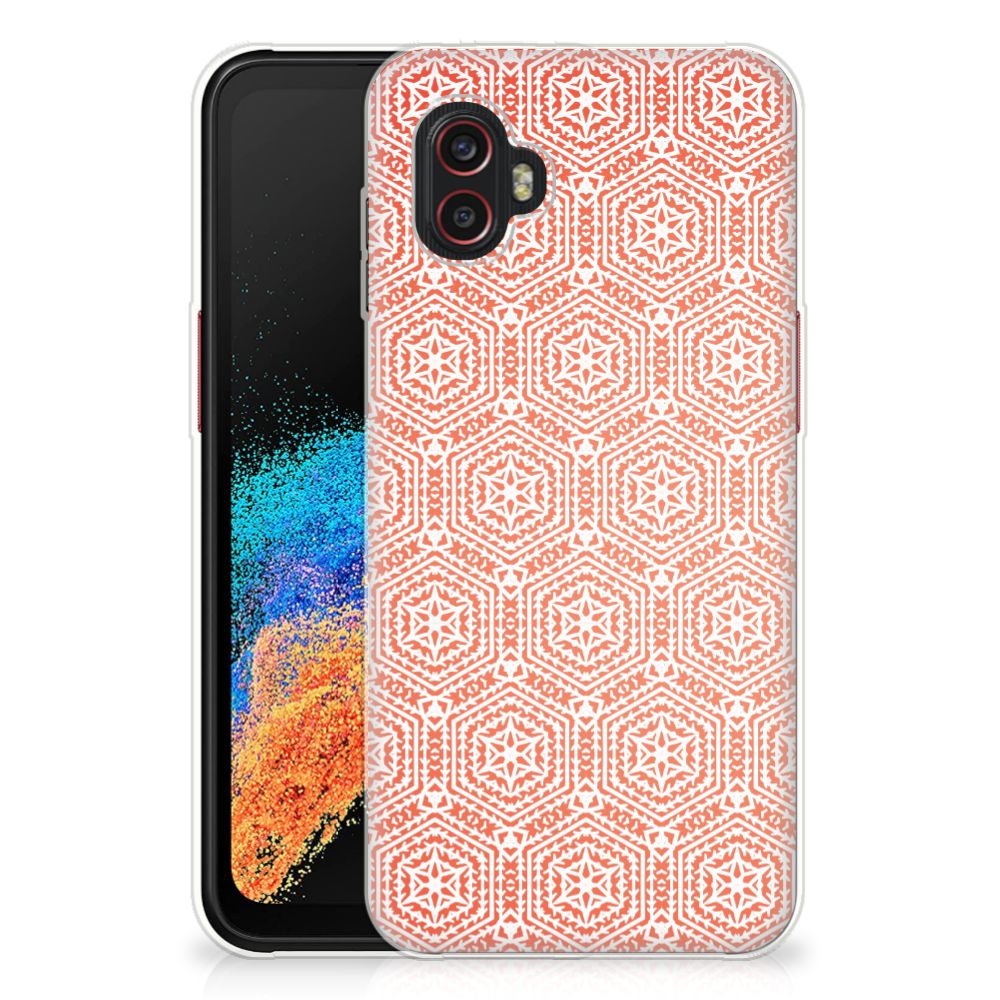 Samsung Galaxy Xcover 6 Pro TPU bumper Pattern Orange