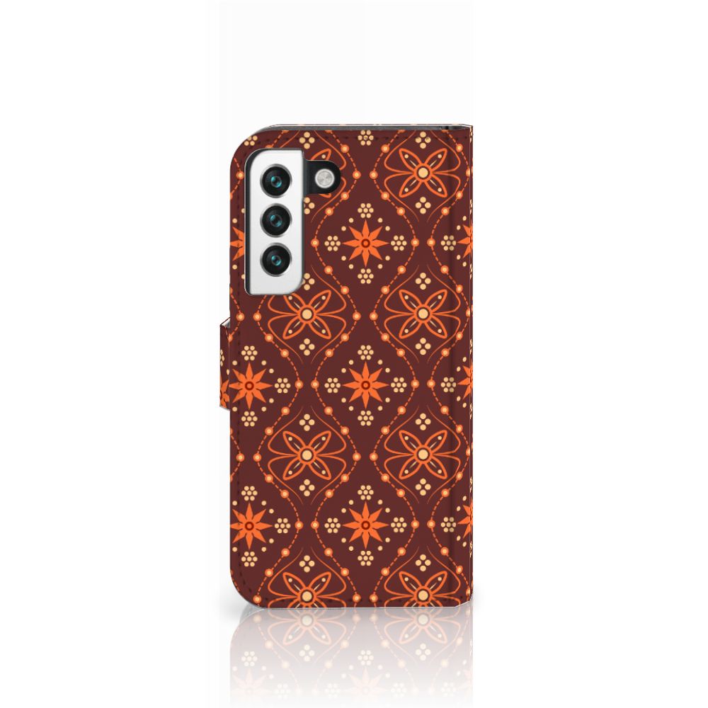 Samsung Galaxy S22 Telefoon Hoesje Batik Brown