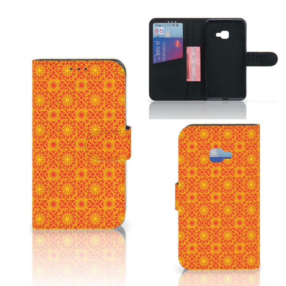 Samsung Galaxy Xcover 4 | Xcover 4s Telefoon Hoesje Batik Oranje