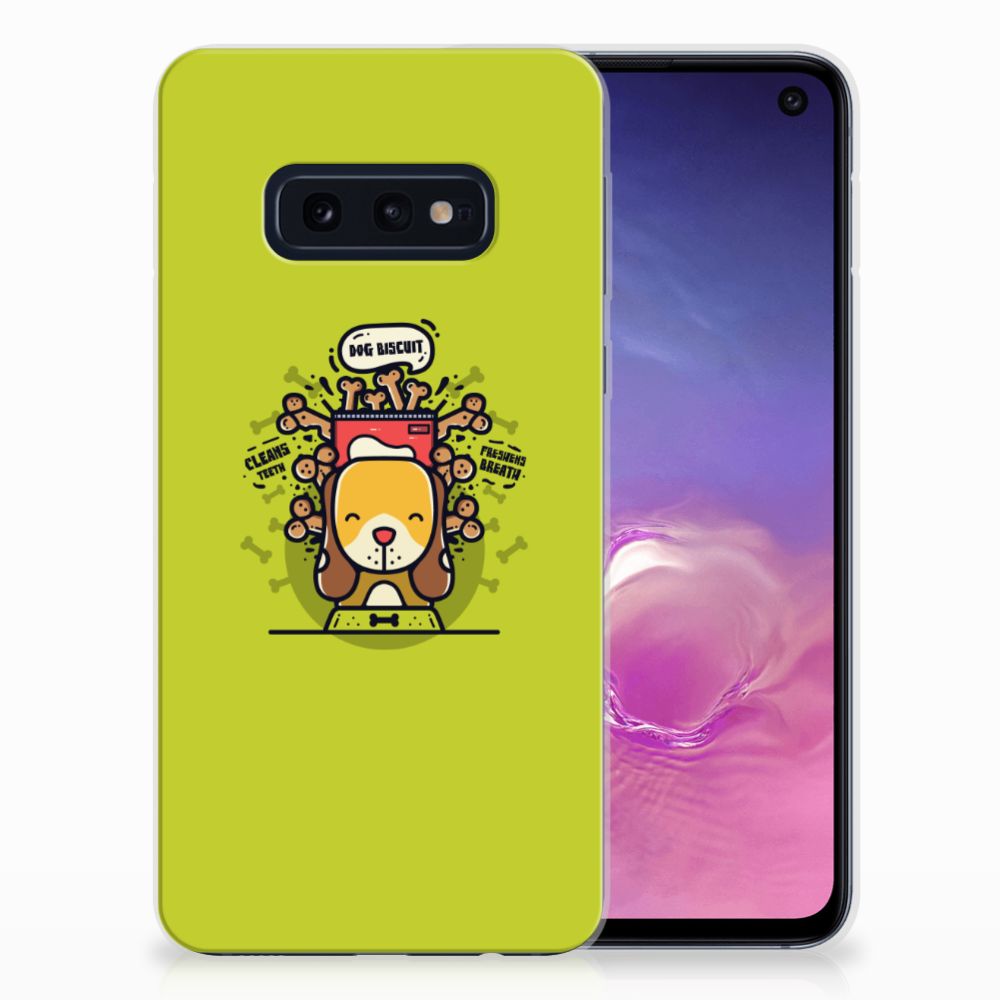 Samsung Galaxy S10e Telefoonhoesje met Naam Doggy Biscuit