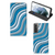 Samsung Galaxy S21 FE Hoesje met Magneet Waves Blue - B2C Telecom