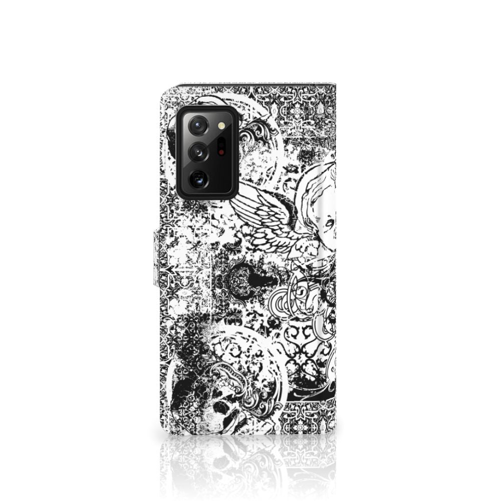 Telefoonhoesje met Naam Samsung Galaxy Note20 Ultra Skulls Angel