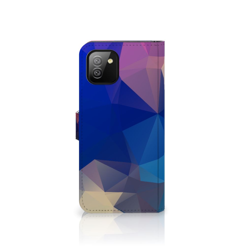 Samsung Galaxy A03 Book Case Polygon Dark