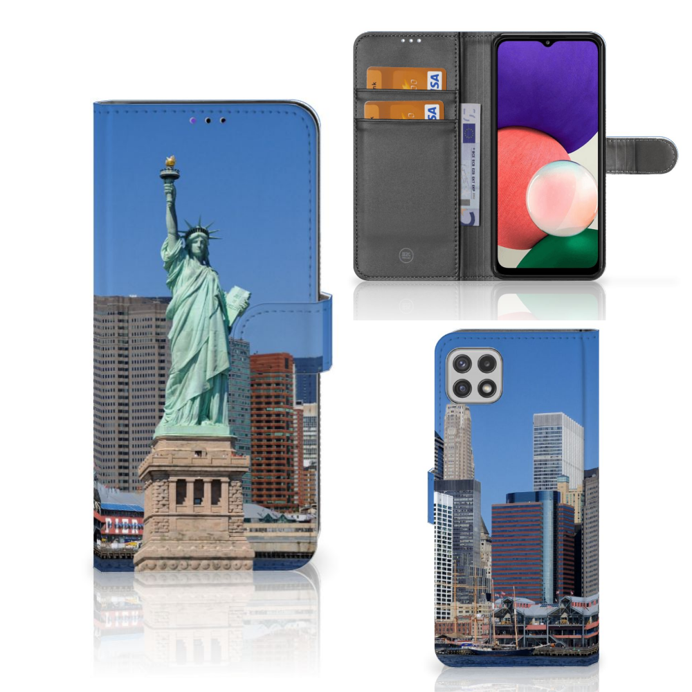 Samsung Galaxy A22 5G Flip Cover Vrijheidsbeeld