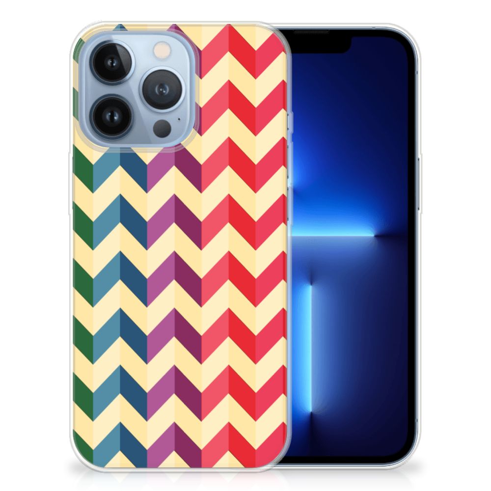 Apple iPhone 13 Pro TPU bumper Zigzag Multi Color B2C Telecom