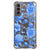 Case voor Samsung Galaxy S21 Flowers Blue