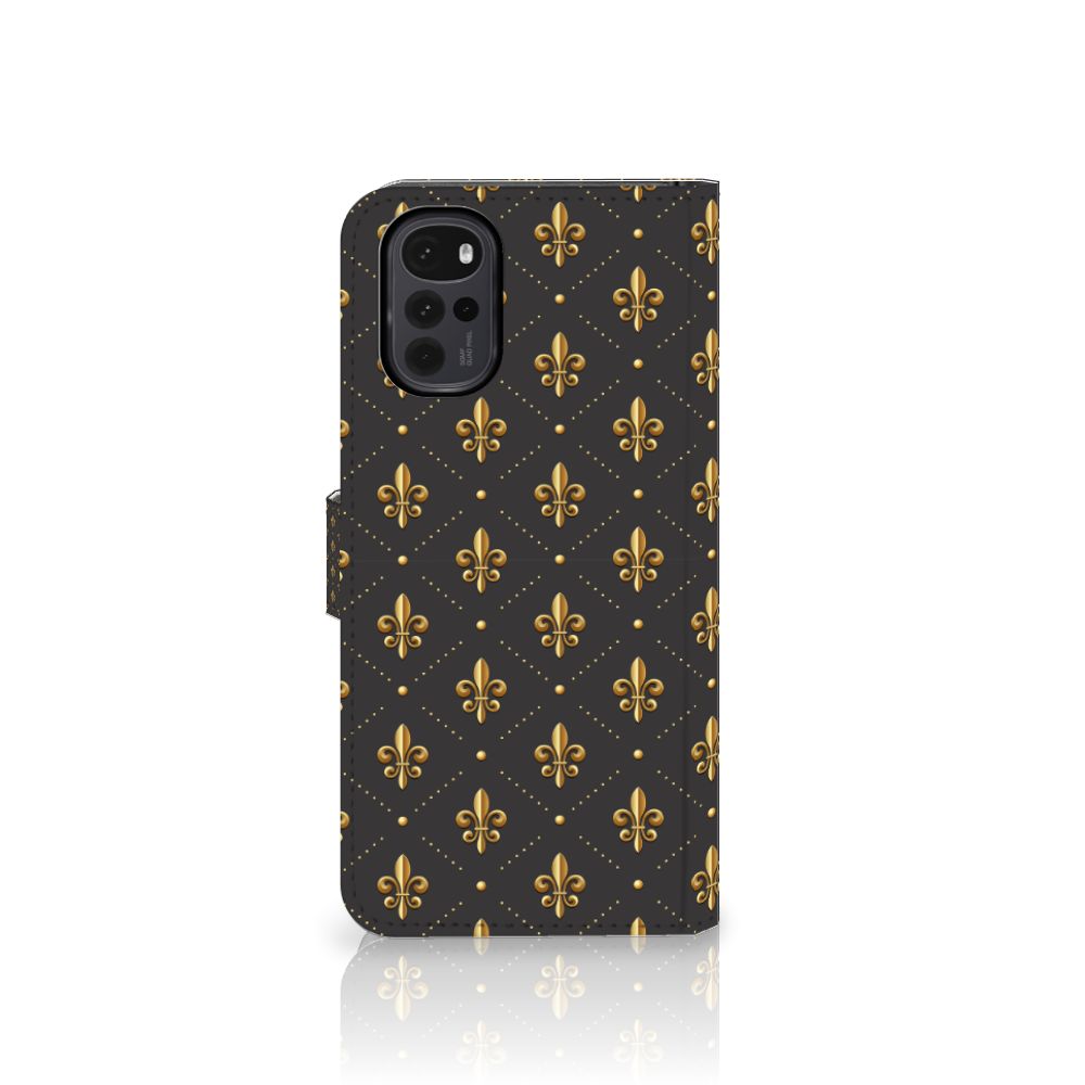 Motorola Moto G22 Telefoon Hoesje Franse Lelie