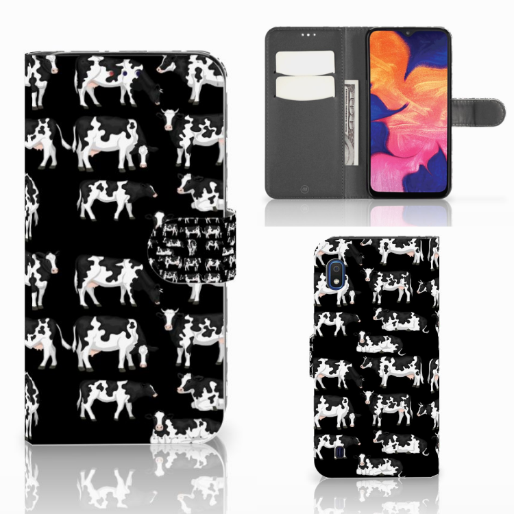 Samsung Galaxy A10 Telefoonhoesje met Pasjes Koetjes