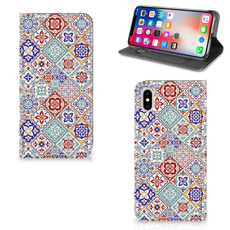 Apple iPhone Xs Max Standcase Tiles Color