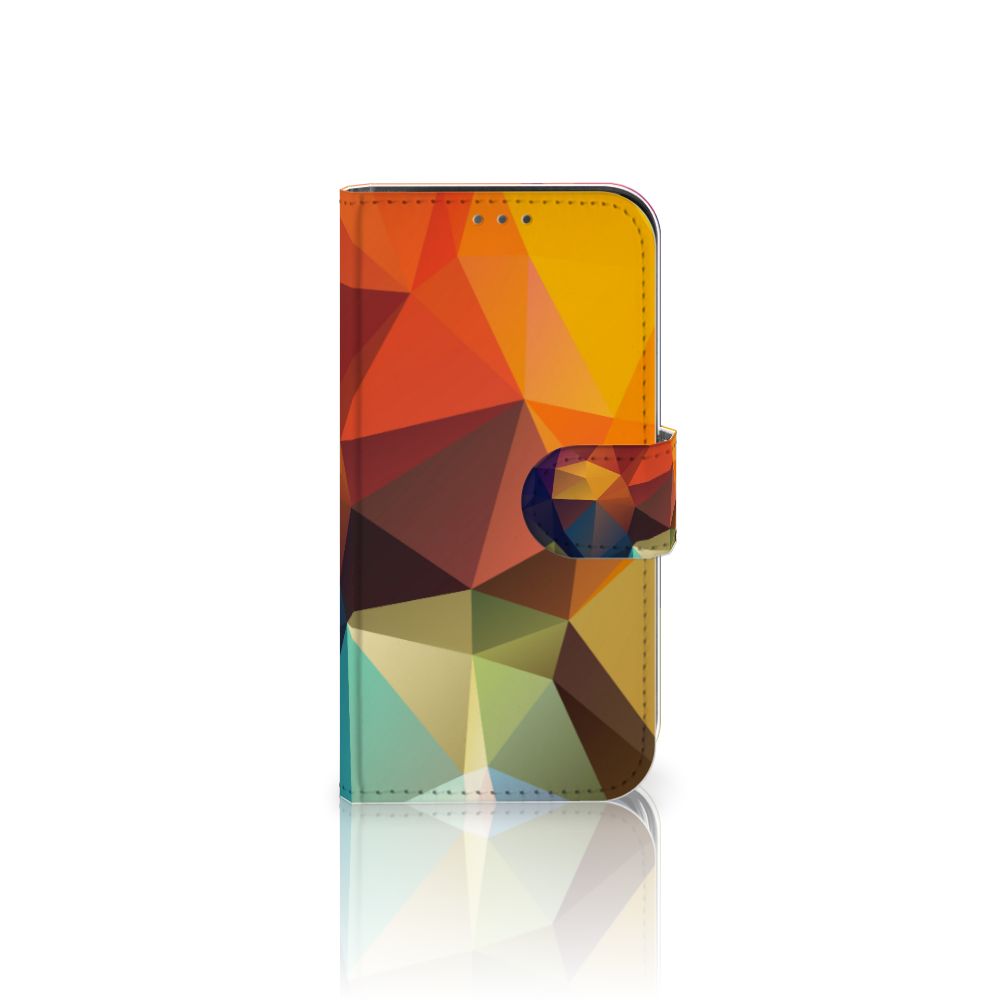 Apple iPhone 12 Mini Book Case Polygon Color