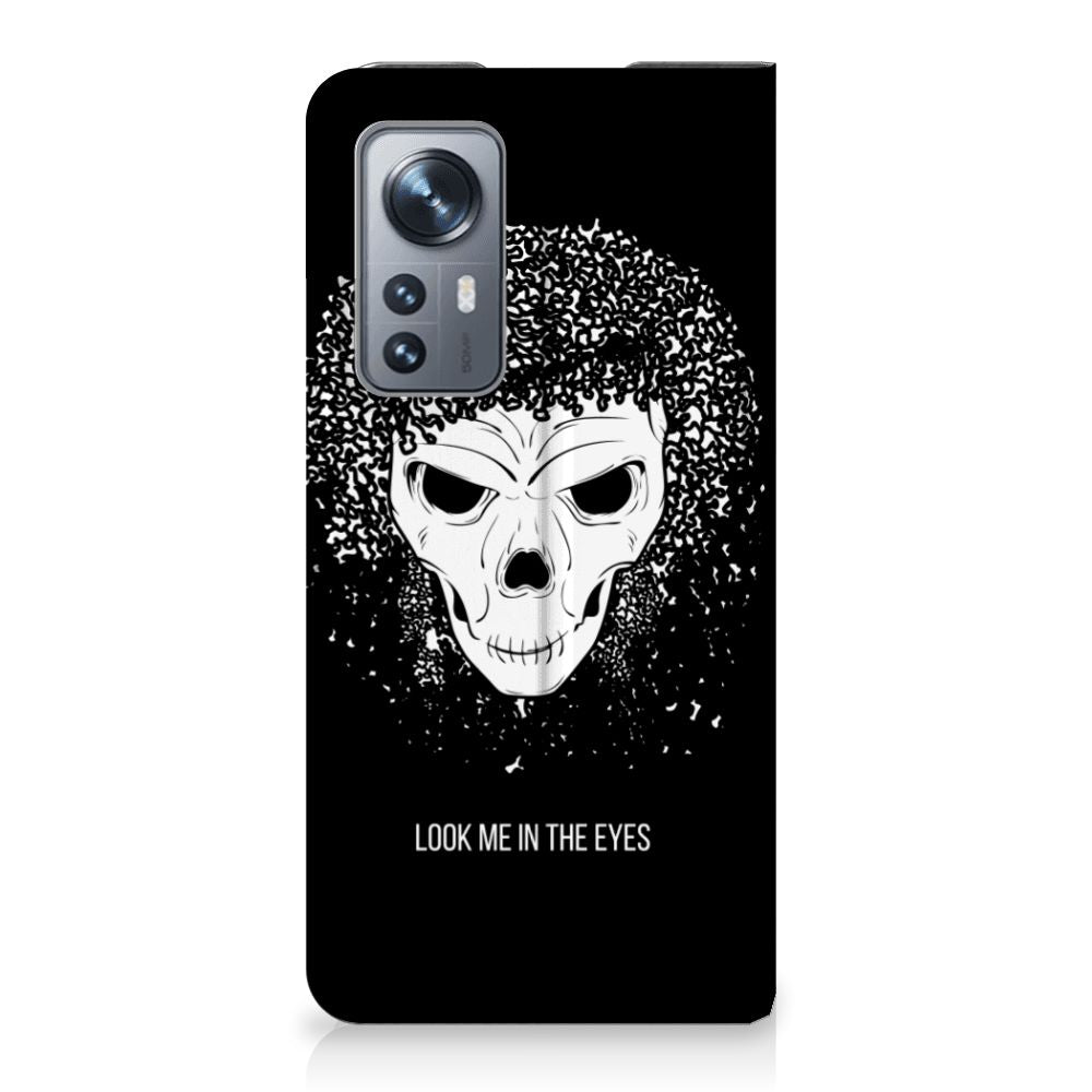 Mobiel BookCase Xiaomi 12 | 12X Skull Hair - B2C Telecom