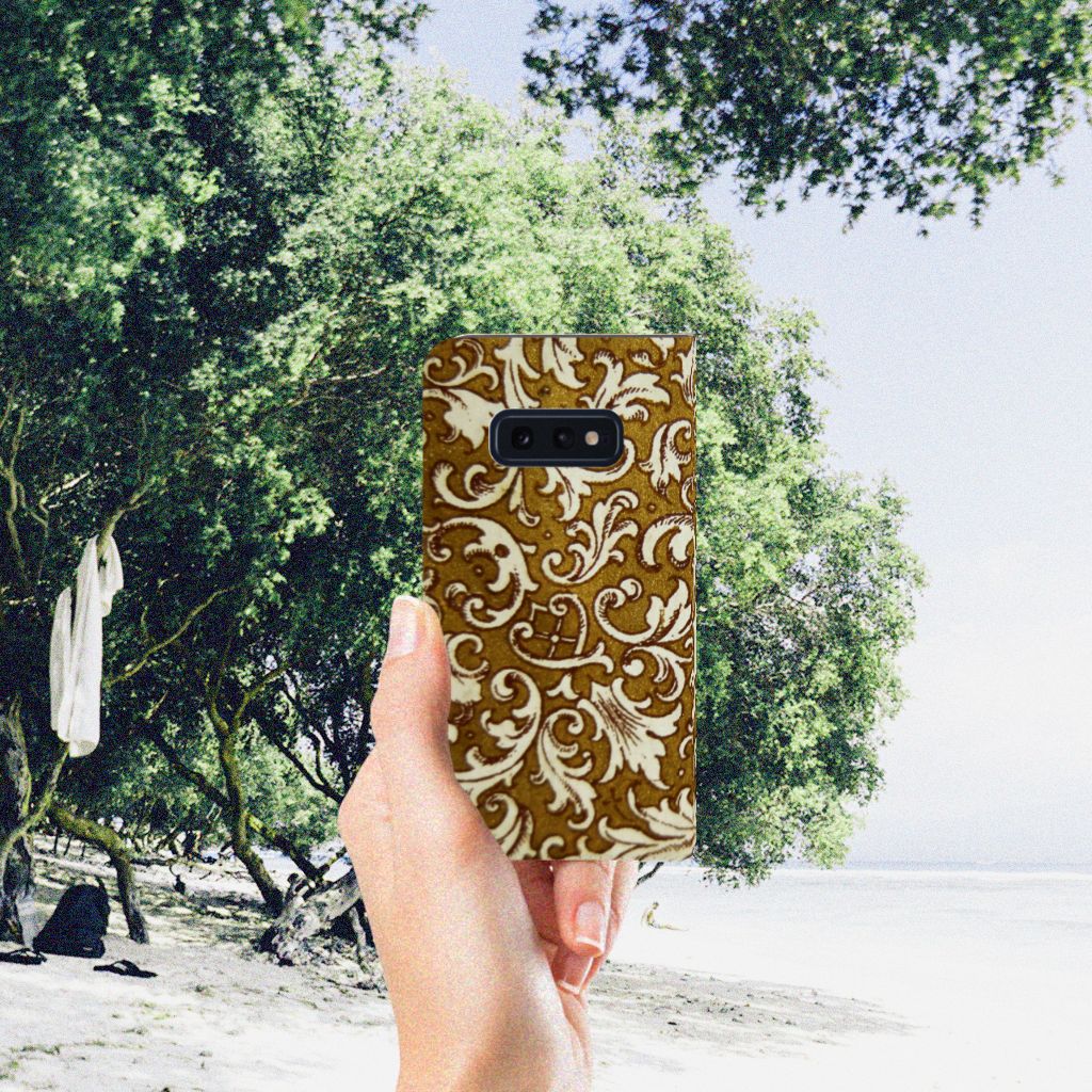 Telefoon Hoesje Samsung Galaxy S10e Barok Goud