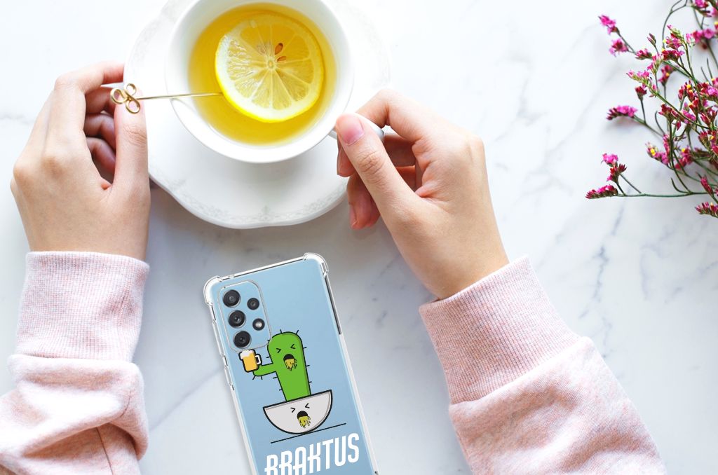 Samsung Galaxy A73 Stevig Bumper Hoesje Braktus B2C Telecom