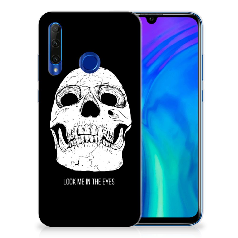 Silicone Back Case Honor 20 Lite Skull Eyes