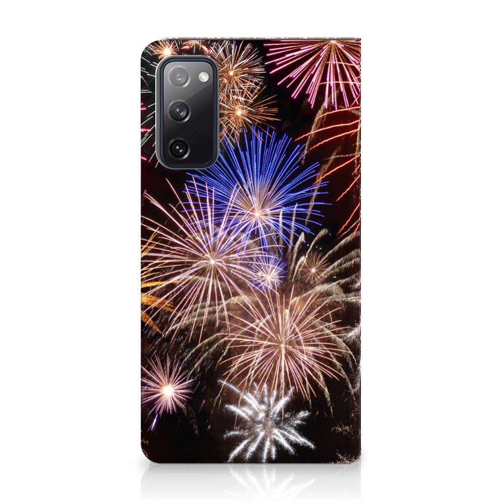 Samsung Galaxy S20 FE Hippe Standcase Vuurwerk - B2C Telecom