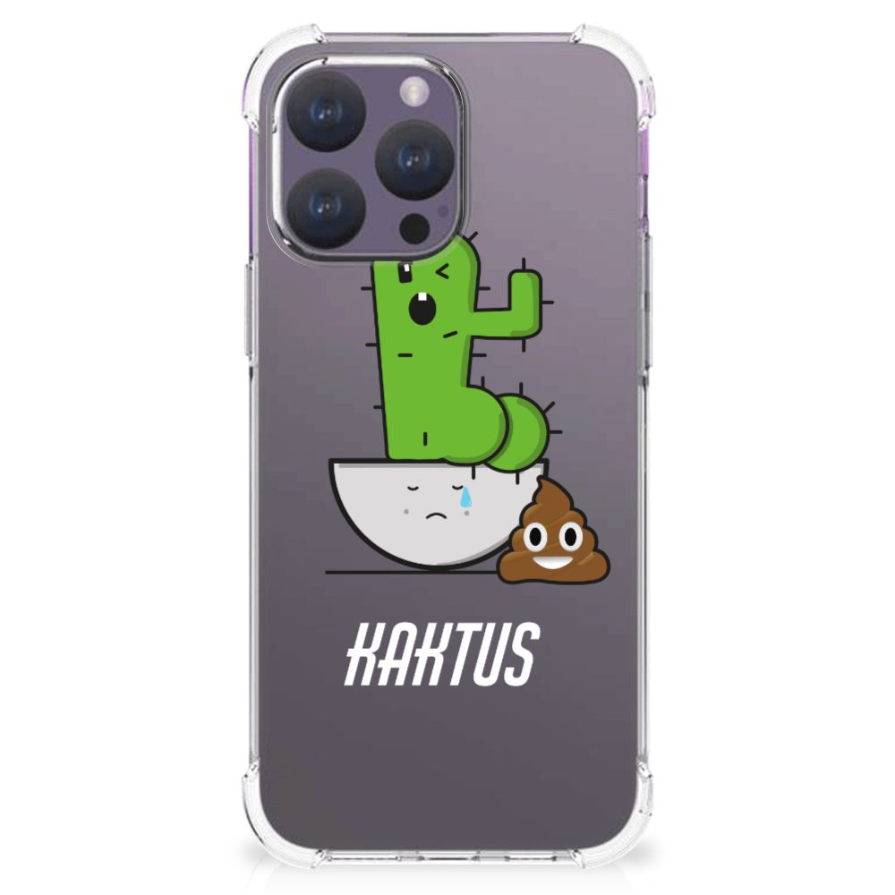 iPhone 15 Pro Max Stevig Bumper Hoesje Cactus Poo B2C Telecom