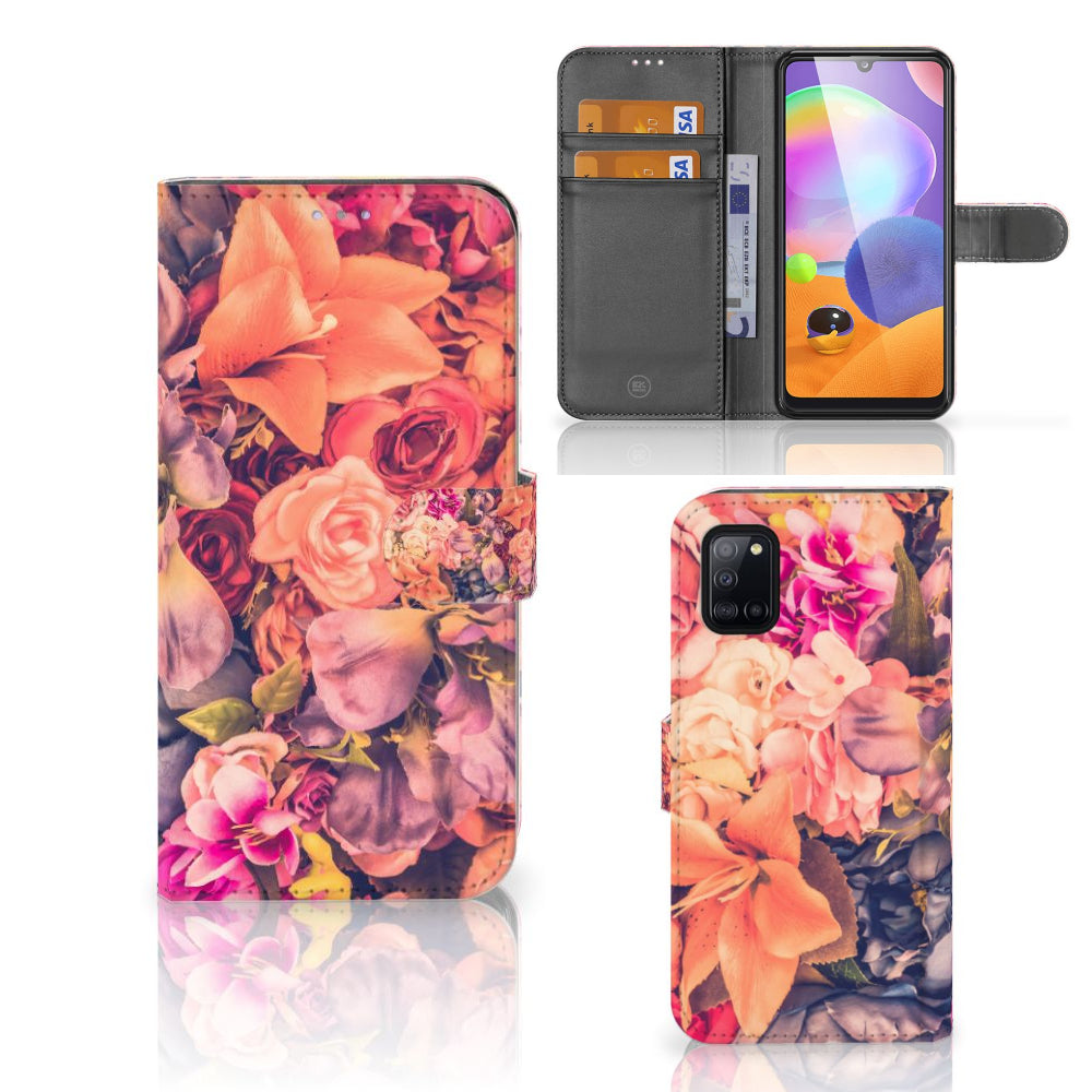 Samsung Galaxy A31 Hoesje Bosje Bloemen