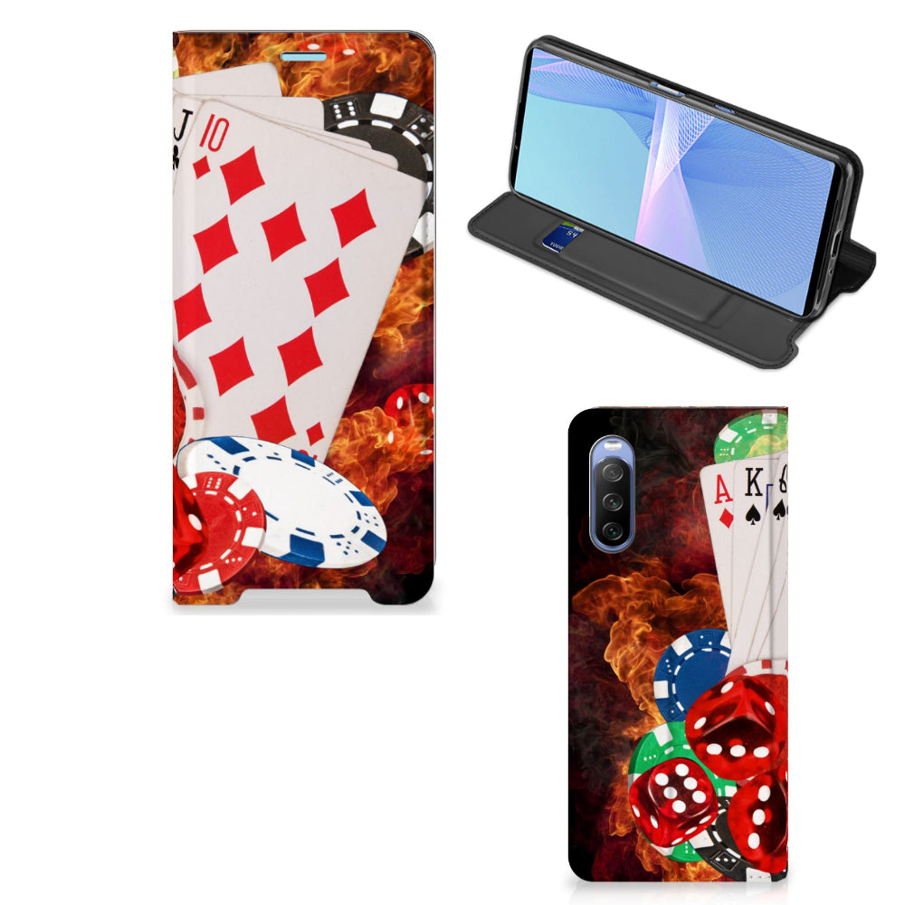 Sony Xperia 10 III Hippe Standcase Casino