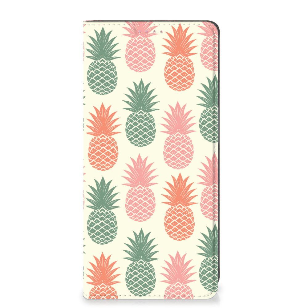 OPPO A54 5G | A74 5G | A93 5G Flip Style Cover Ananas