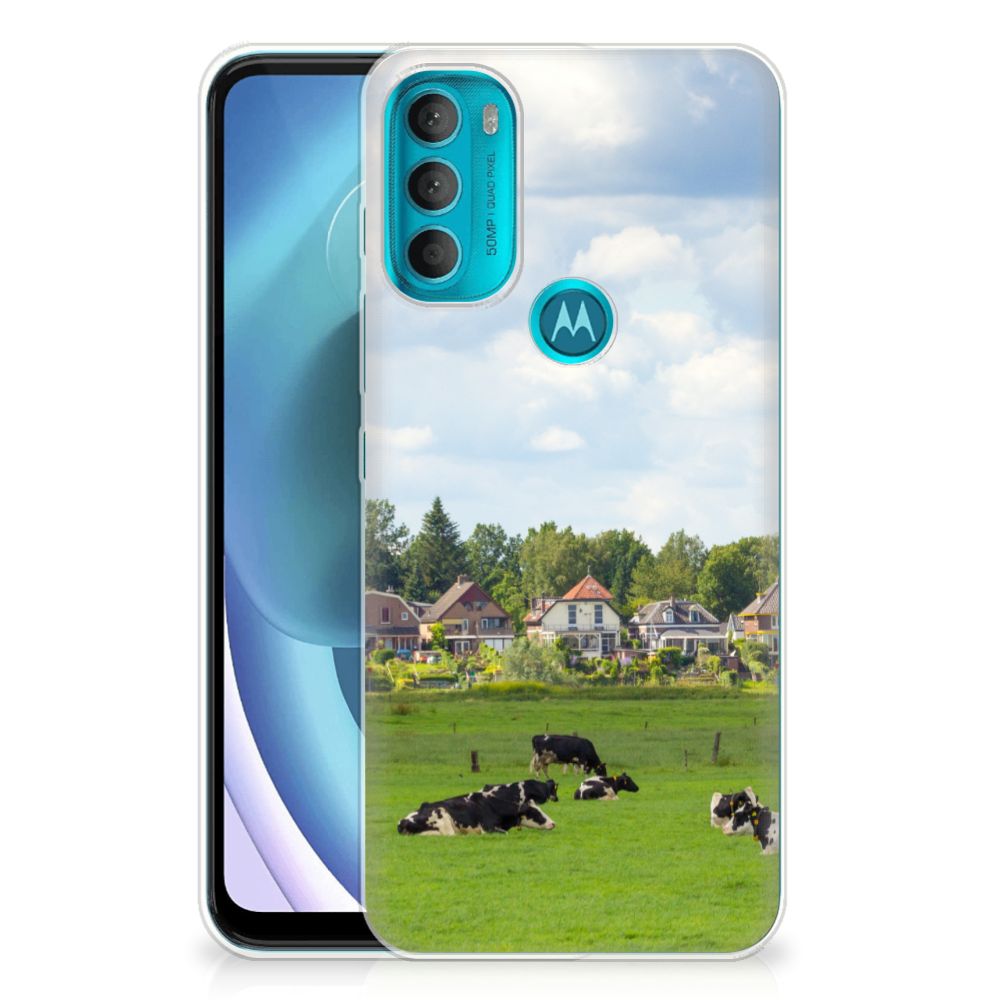 Motorola Moto G71 5G TPU Hoesje Koeien