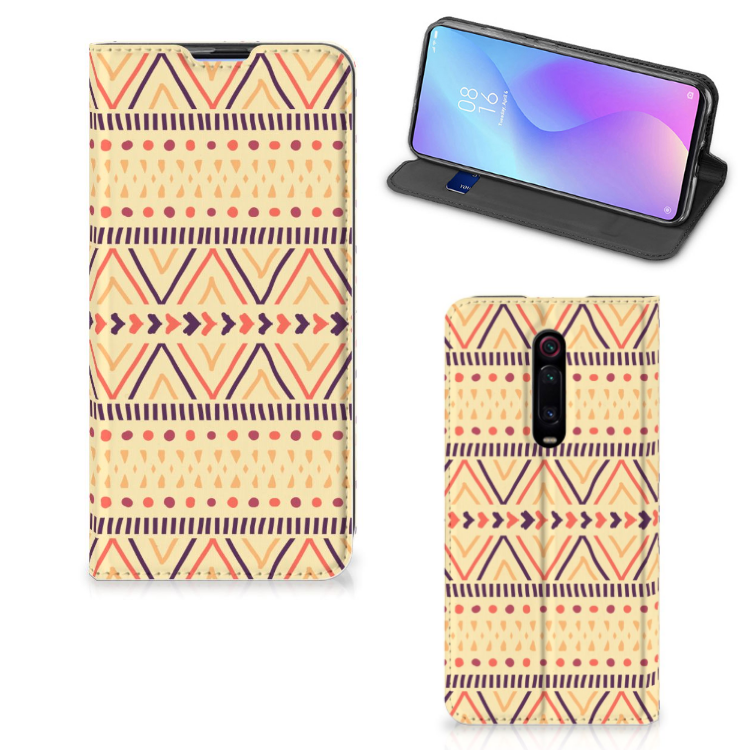 Xiaomi Redmi K20 Pro Hoesje met Magneet Aztec Yellow - B2C Telecom