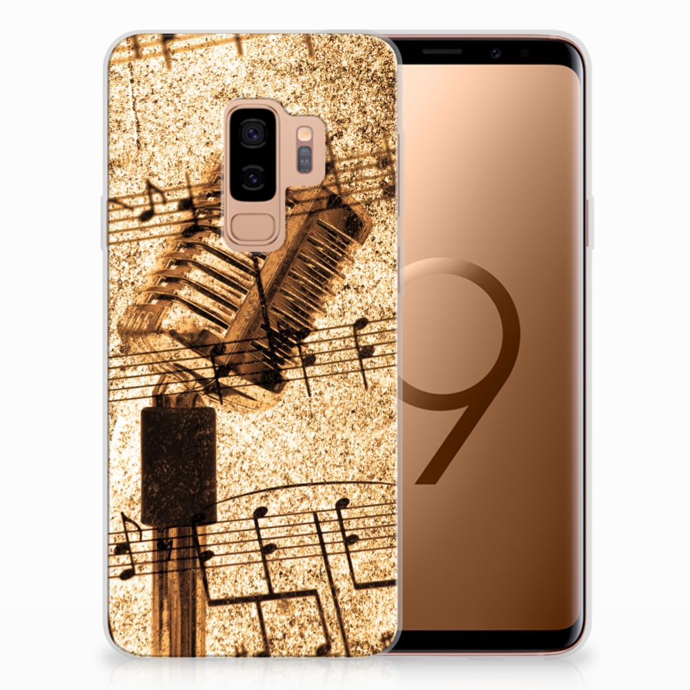 Samsung Galaxy S9 Plus Siliconen Hoesje met foto Bladmuziek