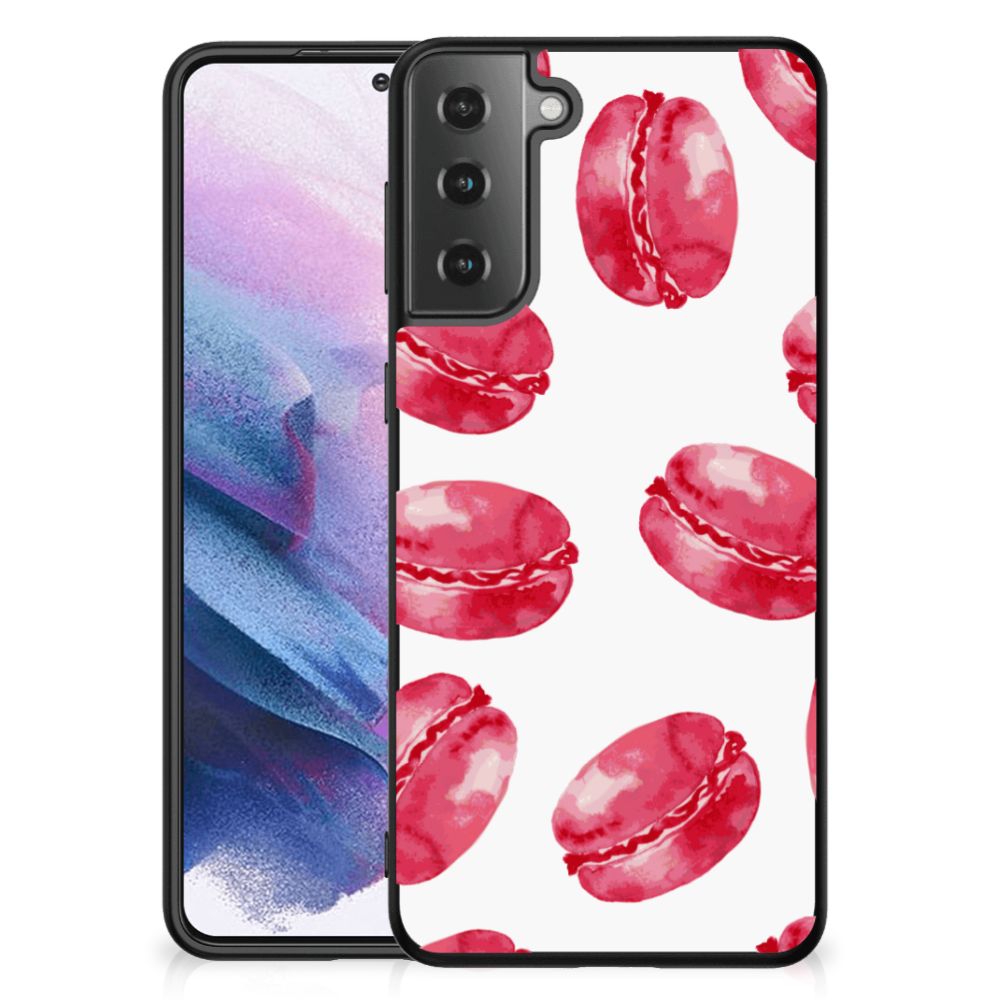 Samsung Galaxy S21 Plus Back Cover Hoesje Pink Macarons
