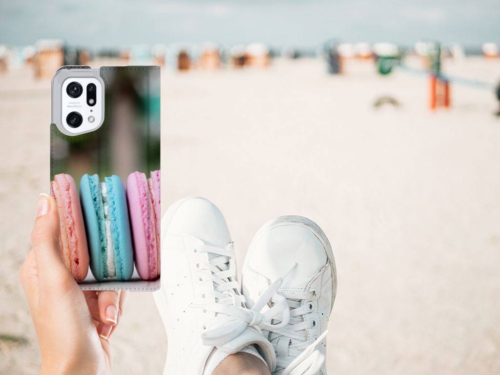 OPPO Find X5 Pro Flip Style Cover Macarons - B2C Telecom