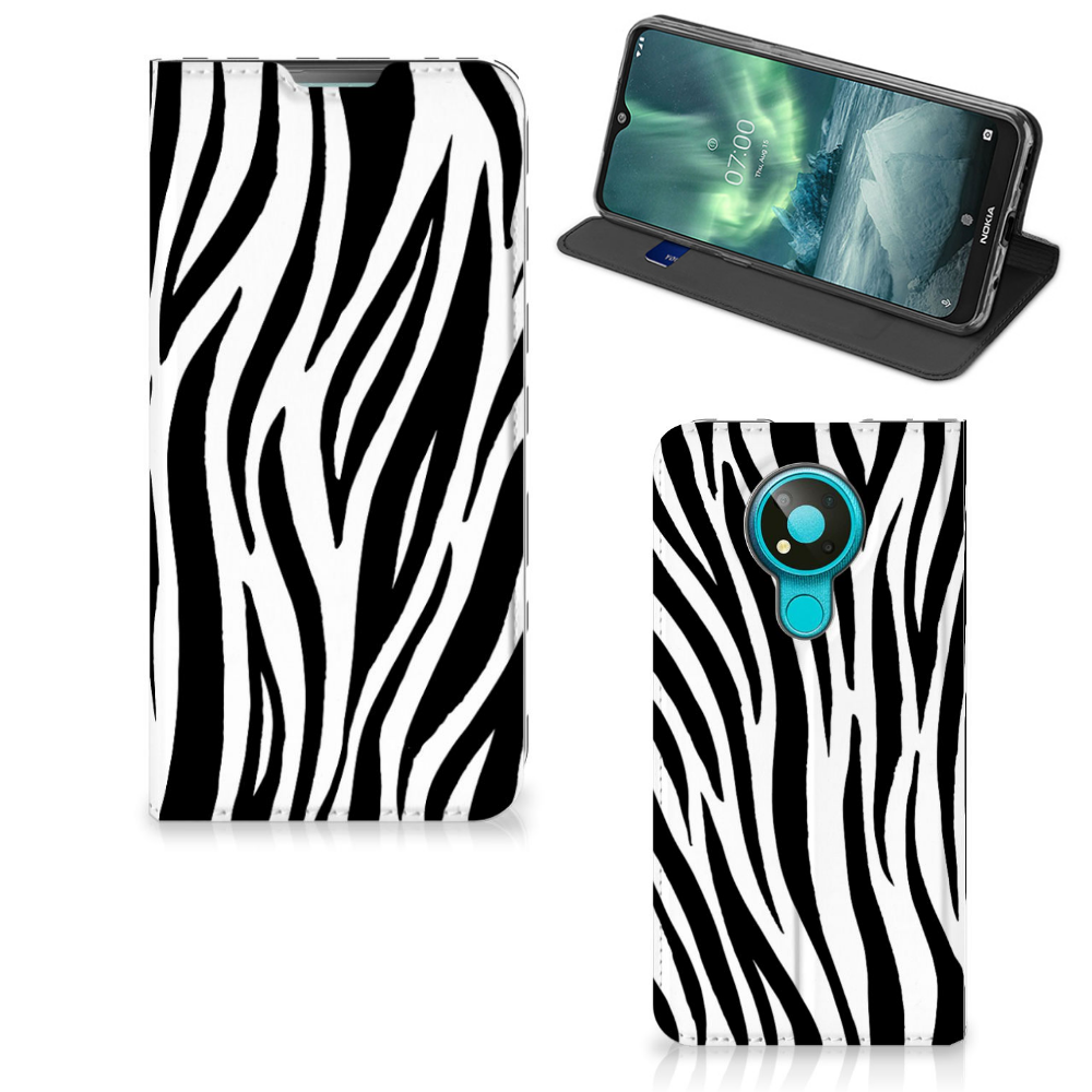 Nokia 3.4 Hoesje maken Zebra - B2C Telecom