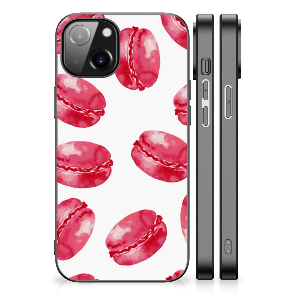 Apple iPhone 13 | iPhone 14 Back Cover Hoesje Pink Macarons